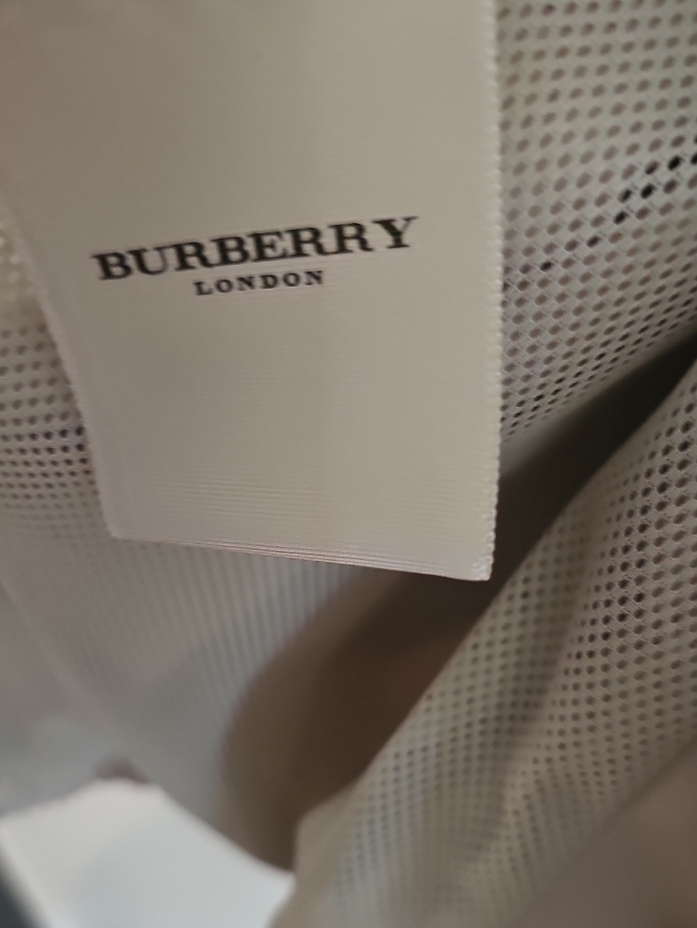 Burberry Beige Trench-Style Jacket with Nova Check Trim - Picture 3 of 8